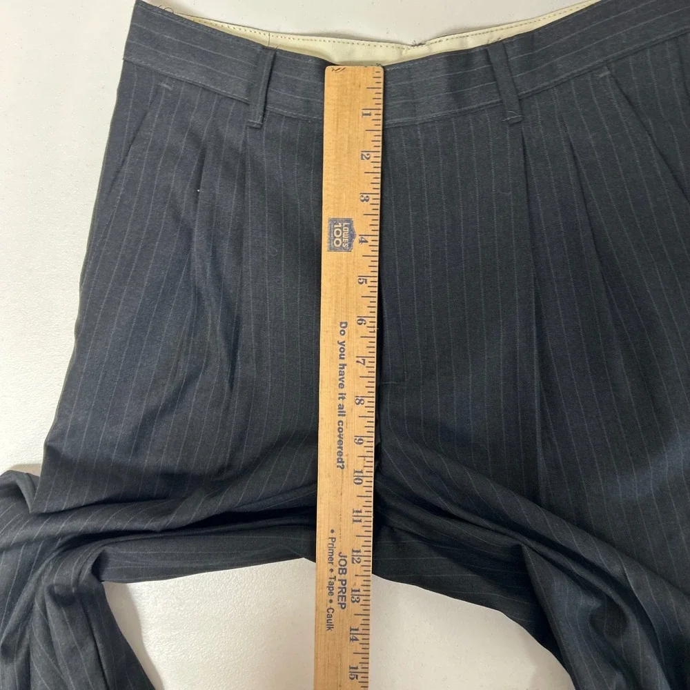 Van Heusen 2-Piece Suit Set Boys 18 Regular Charcoal Pinstripe Blazer Pants